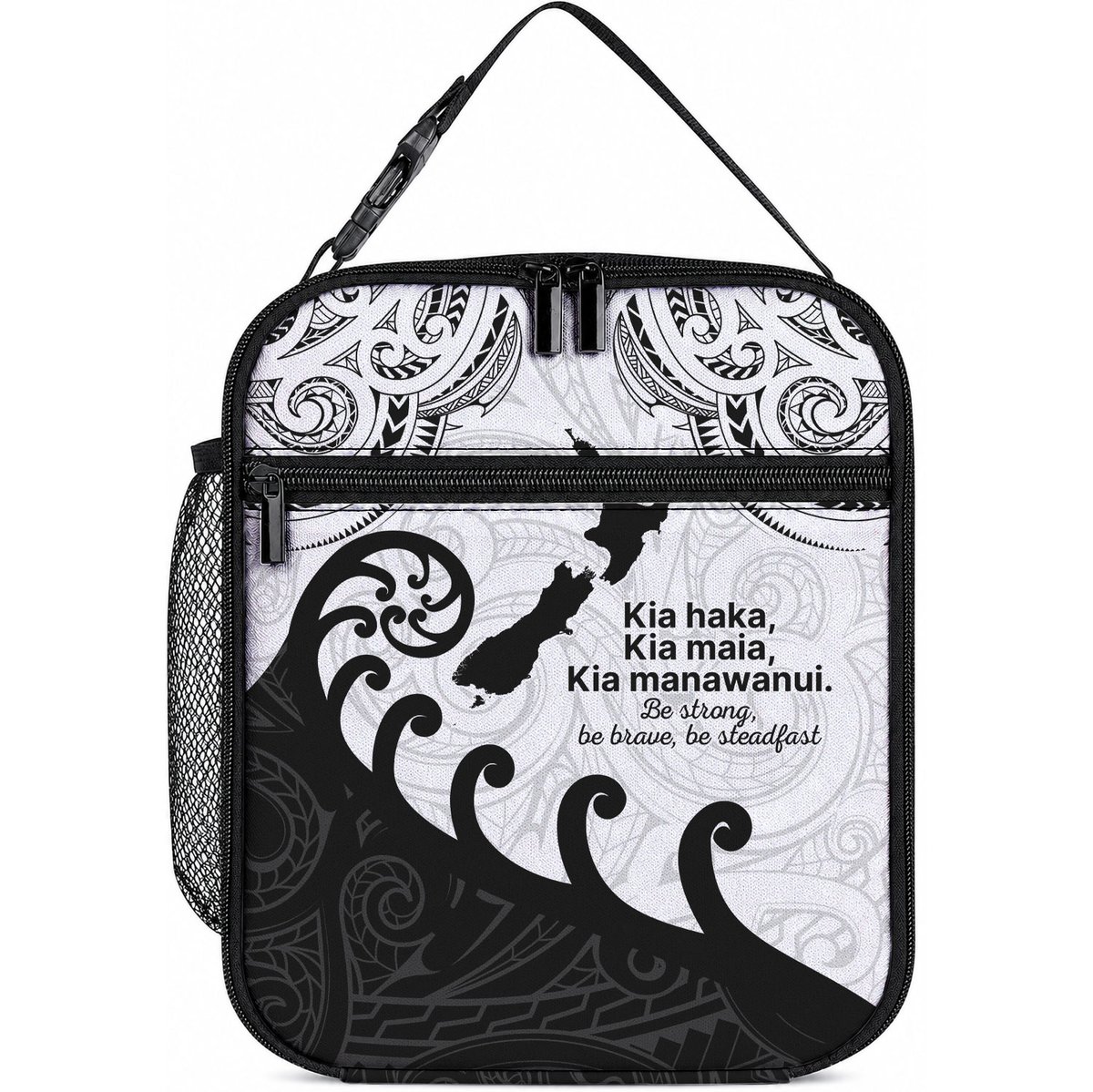 Kia Haka Maori language Lunch Bag Te Reo Maori Inspired Art