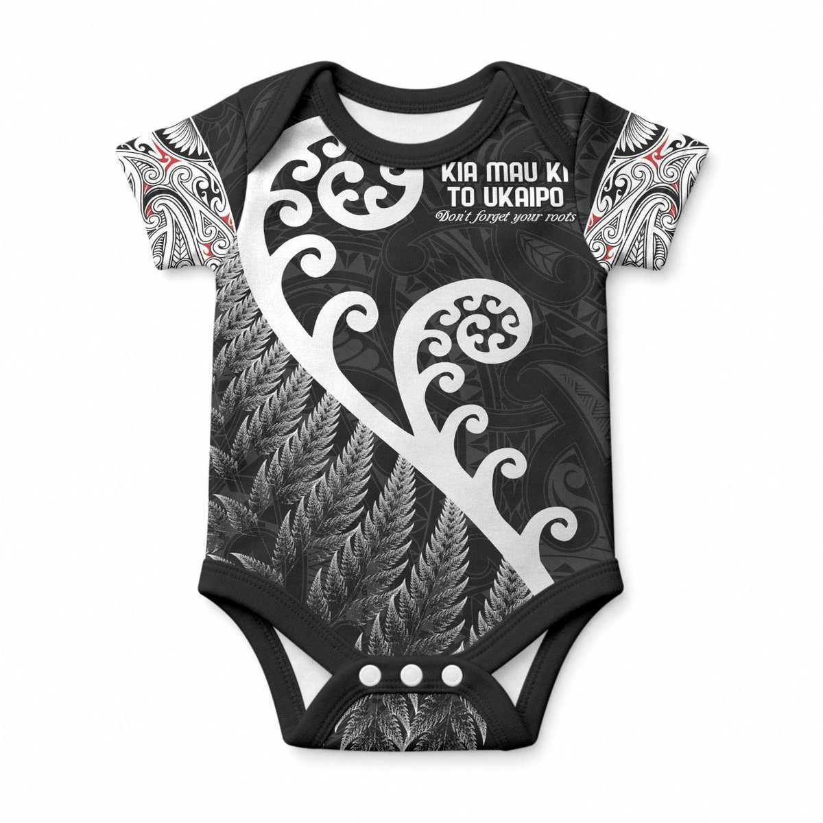 Kia Mau Ki To Ukaipo Baby Onesie Te Reo Maori Koru Fern Art