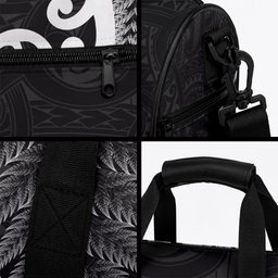 Kia Mau Ki To Ukaipo Duffle Bag Te Reo Maori Koru Fern Art