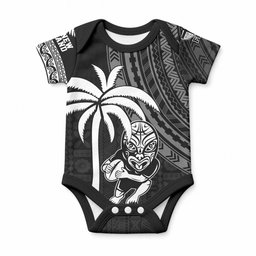 Custom Fiji New Zealand Maori Rugby Baby Onesie Make History Together