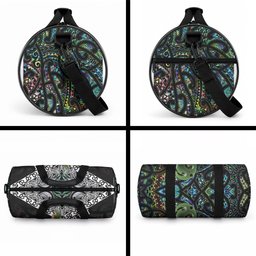 Personalised Maori Manaia Duffle Bag New Zealand Tribal Hei Matau Papua Shell