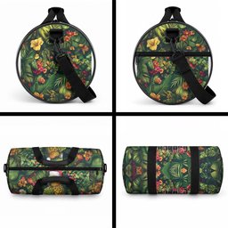 Meri Kirihimete Kakapo Duffle Bag New Zealand Christmas with Tropical Vibe