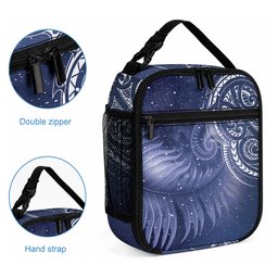 New Zealand Galaxy Fern Lunch Bag