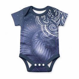 New Zealand Galaxy Fern Baby Onesie