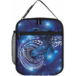 North Island Kokako and South Island Kokako Lunch Bag New Zealand Native Bird with Galaxy Vibe