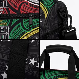 Aotearoa and Cook Islands Mo Te Tiriti Duffle Bag New Zealand Honour The Treaty Ake!Ake!Ake!