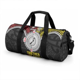 Aotearoa and Niue Mo Te Tiriti Duffle Bag New Zealand Honour The Treaty Ake!Ake!Ake!