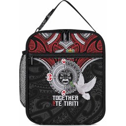 Aotearoa and Tonga Mo Te Tiriti Lunch Bag New Zealand Honour The Treaty Ake!Ake!Ake!