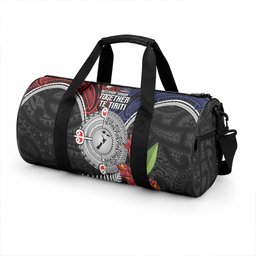 Aotearoa and Samoa Mo Te Tiriti Duffle Bag Tangata Moana Stand with Tangata Whenua