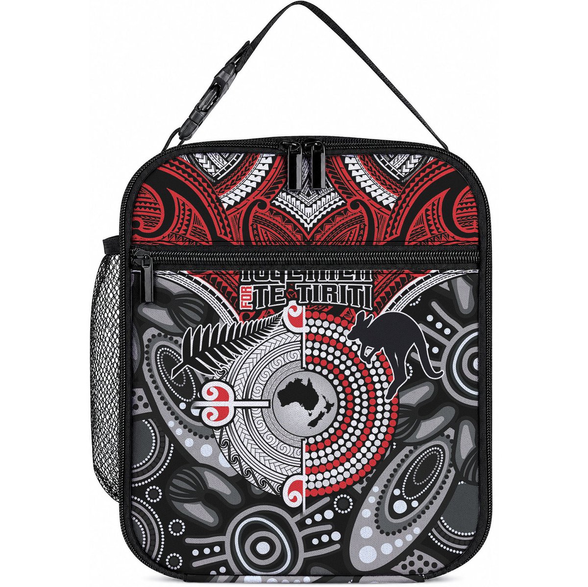 Aotearoa and Australia Lunch Bag New Zealand Honour The Treaty Ake!Ake!Ake!
