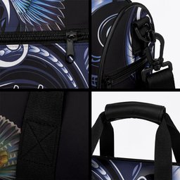 New Zealand Kea Bird Personalised Duffle Bag Maori Tribal Koru Art