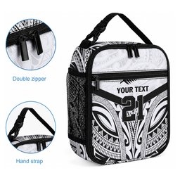 New Zealand Football Custom Lunch Bag All White Fern Go Champions
