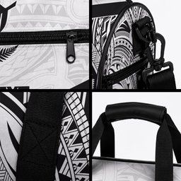 New Zealand Football Custom Duffle Bag All White Fern Go Champions