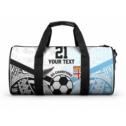 New Zealand-Fiji Football Custom Duffle Bag Together Go Champions