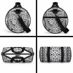 New Zealand Football Custom Duffle Bag All White Fern Go Champions