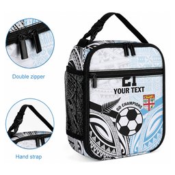 New Zealand-Fiji Football Custom Lunch Bag Together Go Champions