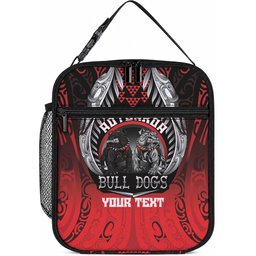 Aotearoa Bulldog Personalised Lunch Bag Maori Kowhaiwhai Motif