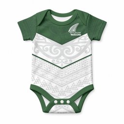 Custom New Zealand Maori Niho Taniwha Baby Onesie