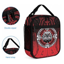 Aotearoa Bulldog Lunch Bag New Zealand Kowhaiwhai Tribal