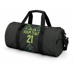 Custom New Zealand Maori Koru Koiri Motif Duffle Bag