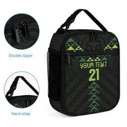 Custom New Zealand Maori Koru Koiri Motif Lunch Bag