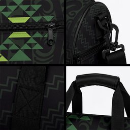 Custom New Zealand Maori Koru Koiri Motif Duffle Bag