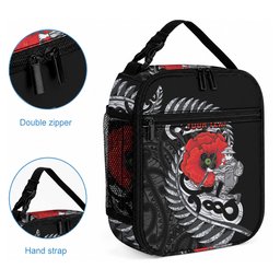 ANZAC Day Aotearoa Silver Fern Maori Personalised Lunch Bag