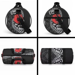 ANZAC Day Aotearoa Silver Fern Maori Personalised Duffle Bag