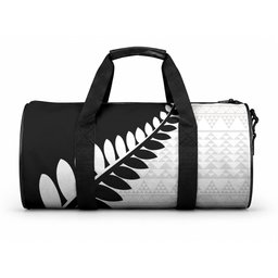 New Zealand Silver Fern Niho Taniwha Duffle Bag