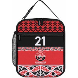 New Zealand Maori Rugby Pacific Custom Lunch Bag Whatumoana Maori Kowhaiwhai Pattern