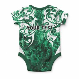 Queensland Maori Kiwi Personalised Baby Onesie Kikirangi Papua Shell Maori Tribal Tattoo