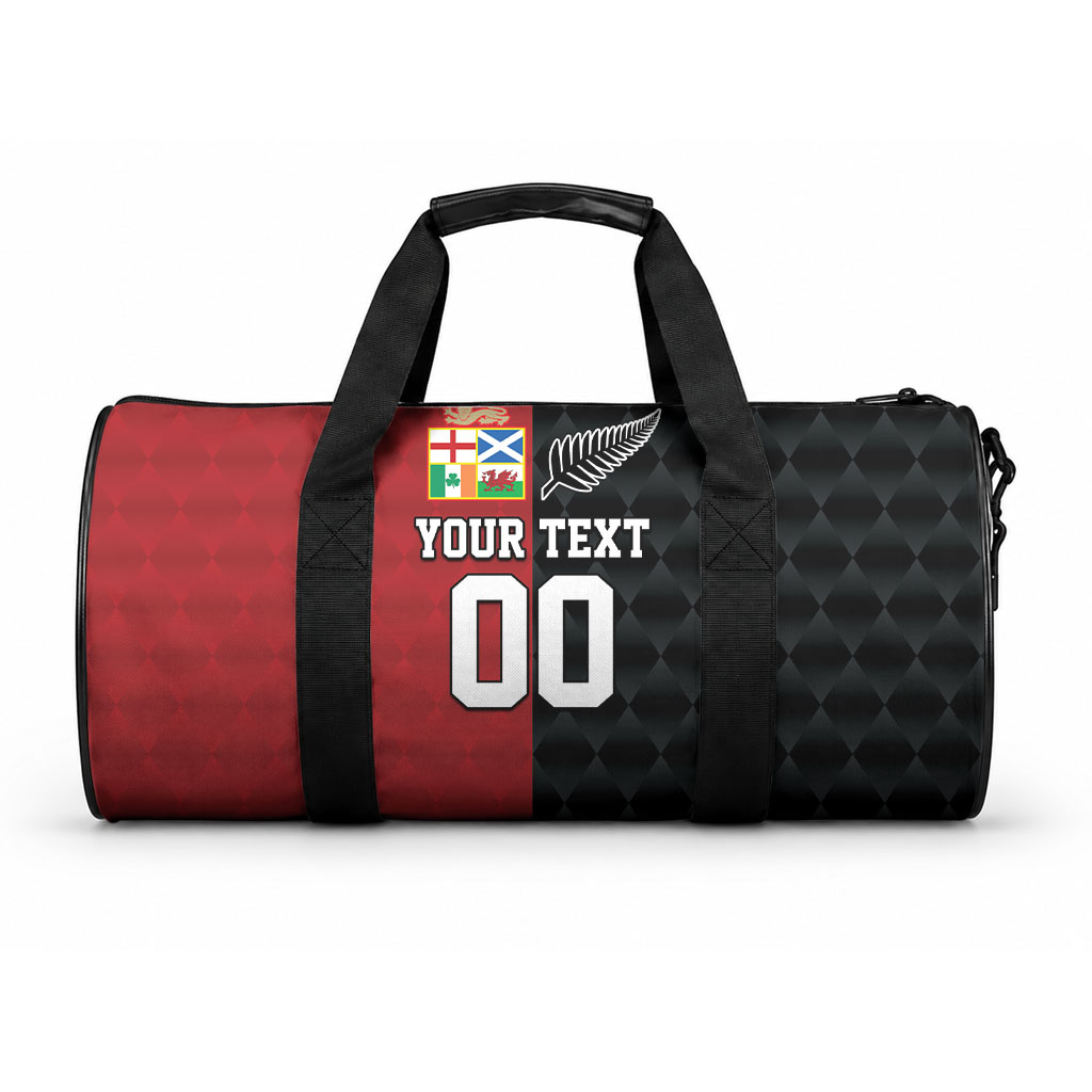 Custom British Lions New Zealand Duffle Bag Sporty Style