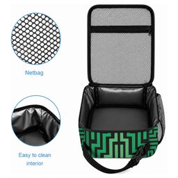Custom Basketball New Zealand Lunch Bag Green Maori Ta Moko Indigenous