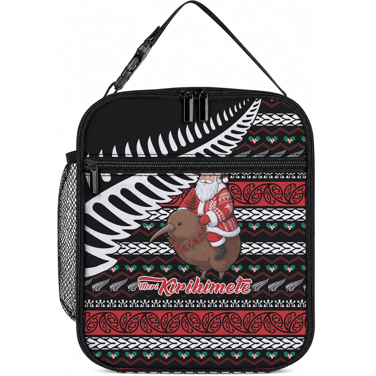 New Zealand Kiwi Santa Christmas Lunch Bag He Wairua Kirihimete