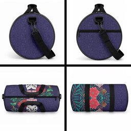 Maori Wheku Meri Kirihimete Personalised Duffle Bag All Blue Indigenous Maori Motif