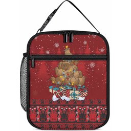 Funny Kiwi Bird Xmas Tree Lunch Bag New Zealand Tribal Christmas Spirit