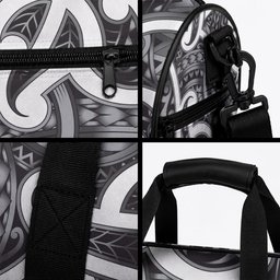 Aotearoa Maori Kowhaiwhai Duffle Bag Kiwikiwi Puhoro and Patiki