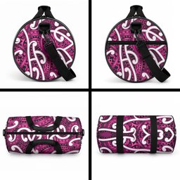 Aotearoa Maori Kowhaiwhai Duffle Bag Mawhero Puhoro and Patiki