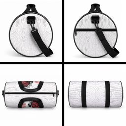 New Zealand Maori Heart Tribal Personalised Duffle Bag Polynesian Patterns