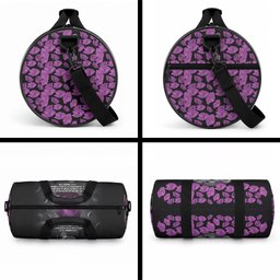 ANZAC Day Remembrance Duffle Bag Purple Poppy We Will Remember Them