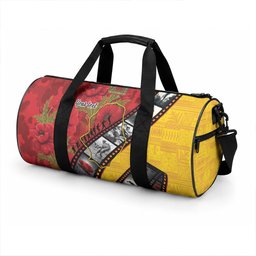 Personalised Niue ANZAC 1915-2026 Filmstrip Duffle Bag Lest We Forget 25 April
