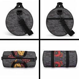 Brisbane Broncos ANZAC Personalised Duffle Bag Lest We Forget Poppy Camo
