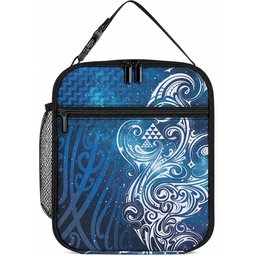 Matariki Galaxy Lunch Bag Maori Taniko Pattern