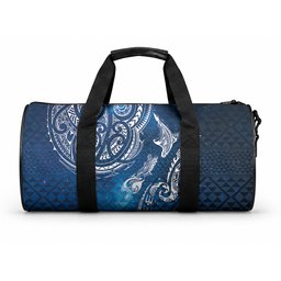 Matariki Galaxy Duffle Bag New Zealand Map Maori Pattern