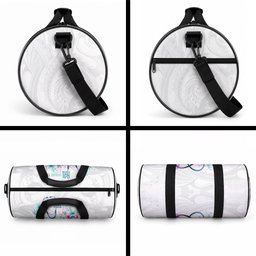New Zealand Nurses RN Personalised Duffle Bag Stethoscope Floral Maori Motif