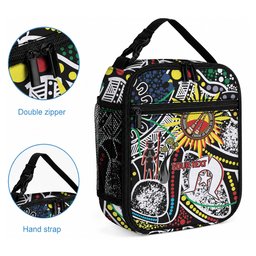 NAIDOC 50 Years of Deadly Personalised Lunch Bag Aboriginal Dot Art