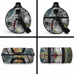 NAIDOC 50 Years of Deadly Personalised Duffle Bag Aboriginal Dot Art