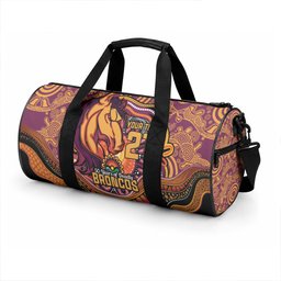 Custom Broncos Honouring First Nations Duffle Bag NAIDOC 2026 Deadly 50 Years