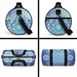 NAIDOC Week 2026 Duffle Bag Dreaming of Whales Aboriginal Dot Art