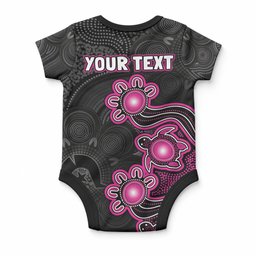 Personalised Sydney Sixers NAIDOC Week 2026 Baby Onesie Sea Turtles Aboriginal Art